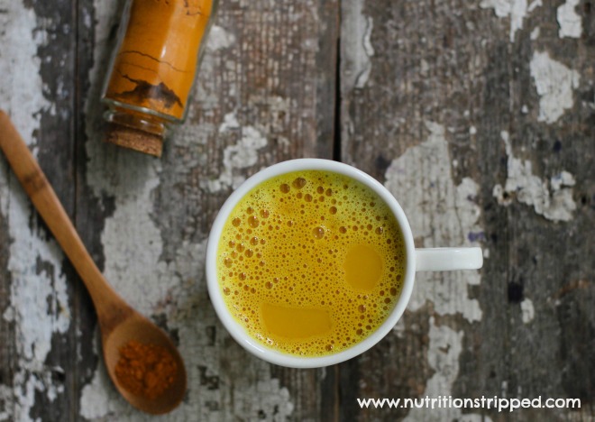 Learn how to make your own organic golden milk. AIP, Vegan, and Paleo friendly options.
