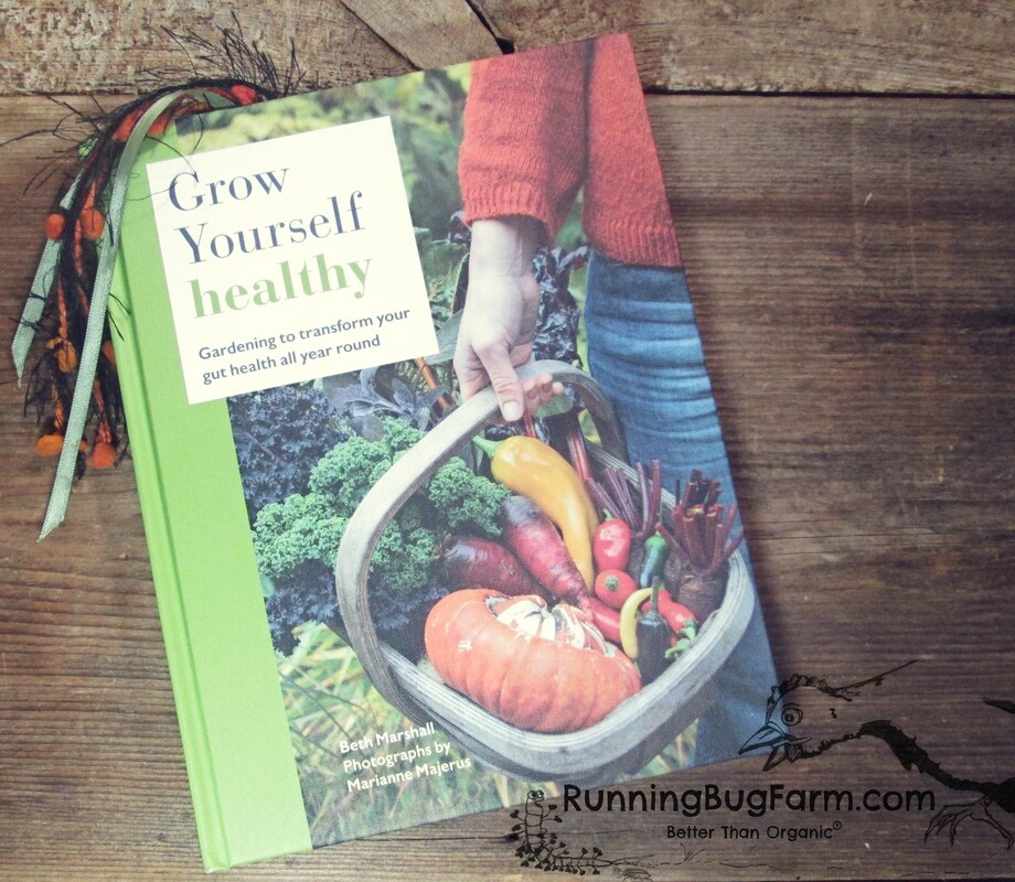 Grow Yourself healthy. A WV, USA based Eco farm woman's complete review on this book about growing your own food crops for health and wellness.