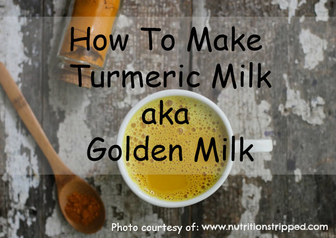 Make your own healthy turmeric milk at home. DIY Golden Milk.