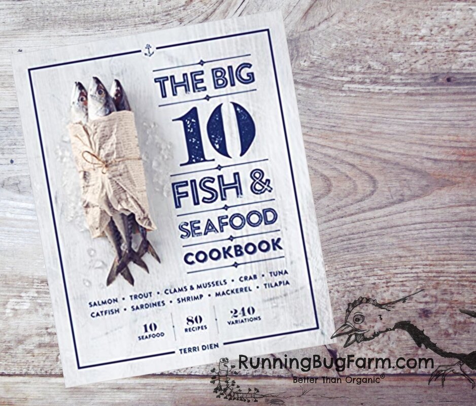 Looking for ways to add more healthy fish to your diet? 'The Big Fish & Seafood Cookbook' provides 240 variations with 10 different types of seafood the author feels are the safest to consume.