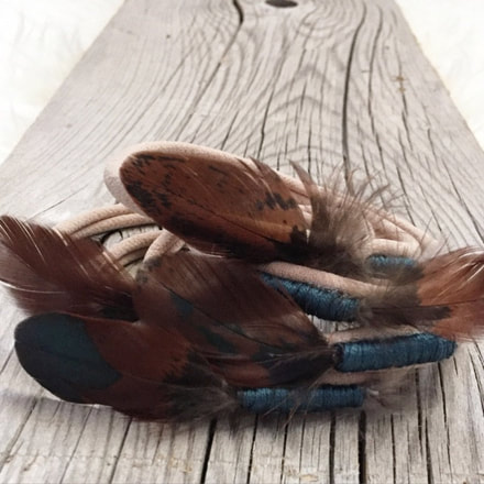 This is probably my most favorite feather to create with. Always gorgeous and metallic,      perfectly packaged and never come damaged at all.  Running Bug Farm customer review with photo.