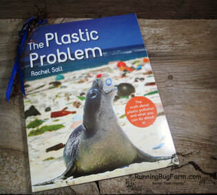 An eco-farm woman reviews the book 'The Plastic Problem' biy Rachel Salt