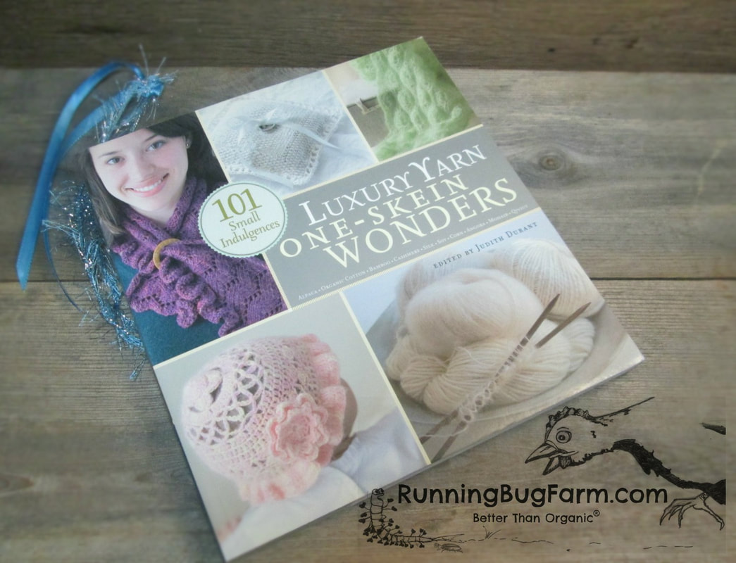 Are you trying to clear clutter, but don't want to part with all those individual skeins of yarn?  Here we give a brief review of the book Luxary Yarns One Skien Wonders to help you decide if this is the book for you.
