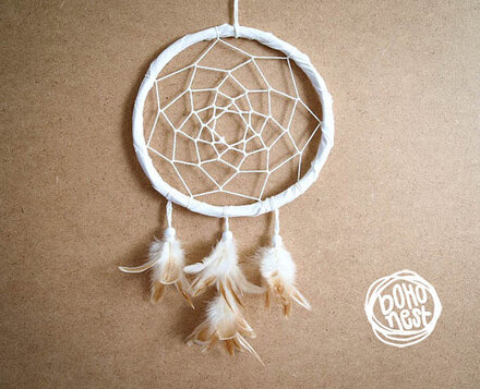 Wonderful feathers, great seller :)  Customer photo of a feather dream catcher.  Running Bug Farm.