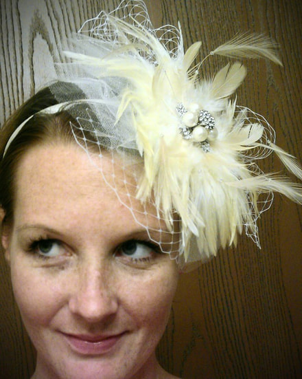 Love them. I hope the bride does too :)  Customer review of Running Bug Farm with a photo of the bridal hat Laura made using hackle feathers.