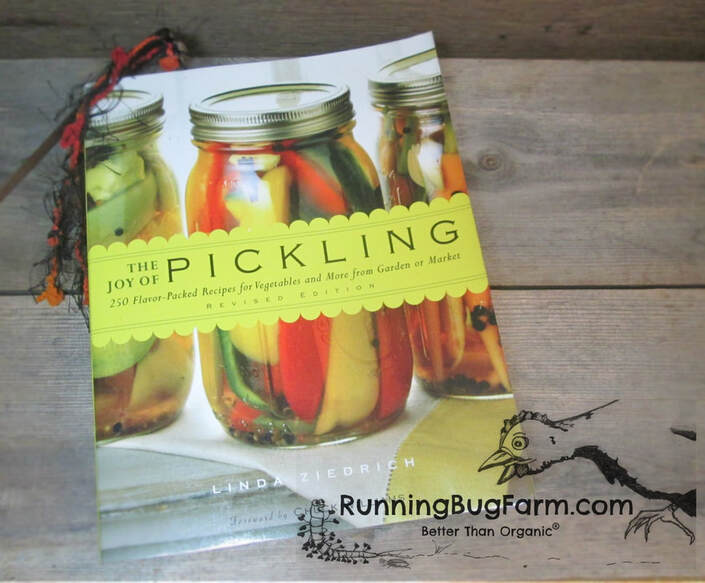 Book review by an Eco-Farmer on The Joy of Pickling by Linda Ziedrich.